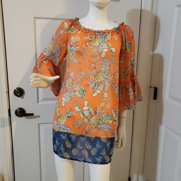 beachlunchlounge Tops - BeachLunchLounge Tunic Top Beach Coverup. Size Small